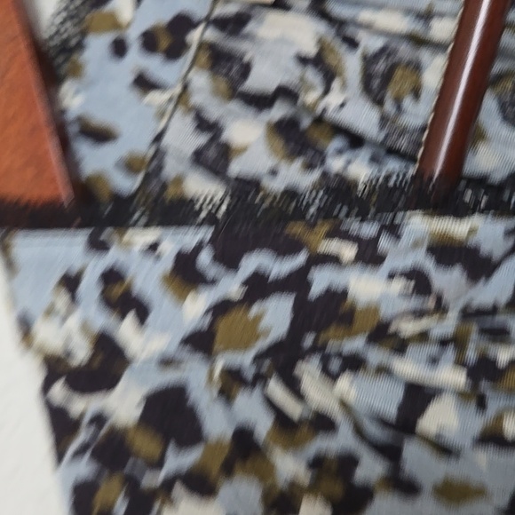 Zadig and Voltaire Tink Leo Crinkle Blouse with Lace Trim Size XS - Picture 9 of 10